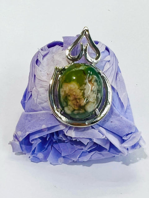 DZ21 Whosale Gemstone Rock DIY Jewelry For Girls Crystal Flower Agate Necklace and Pendent