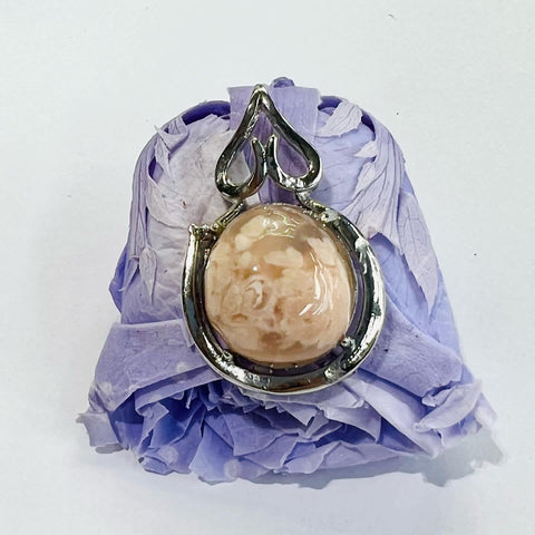 DZ21 Whosale Gemstone Rock DIY Jewelry For Girls Crystal Flower Agate Necklace and Pendent