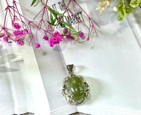 DZ52 Venta al por mayor de piedras preciosas de roca, joyería DIY para niñas, collar y colgante de jade de cristal. Acerca del jade: