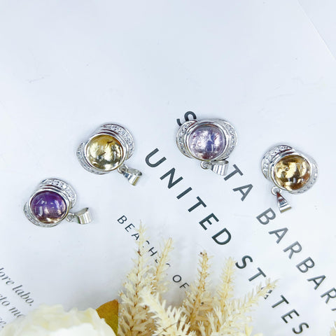 DZ64 Whosale Gemstone Rock DIY Jewelry For Girls Stone Crystal Fluorite Necklace and Pendent