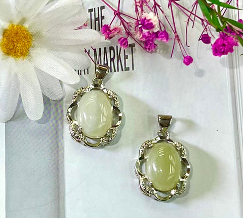 DZ52 Venta al por mayor de piedras preciosas de roca, joyería DIY para niñas, collar y colgante de jade de cristal. Acerca del jade: