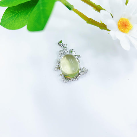 DZ63 Whosale Gemstone Rock DIY Jewelry For Girls Stone Crystal Citrine Quartz Necklace and Pendent